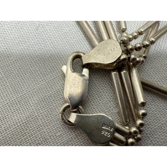 Native American Sterling Silver Purple Charoite Pendant Statement Necklace - Picture 10 of 13